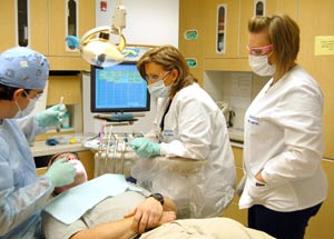 Students Gaining Practical Dental Experience