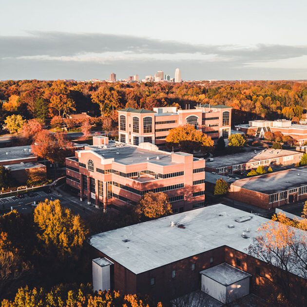 aerial view of main campus