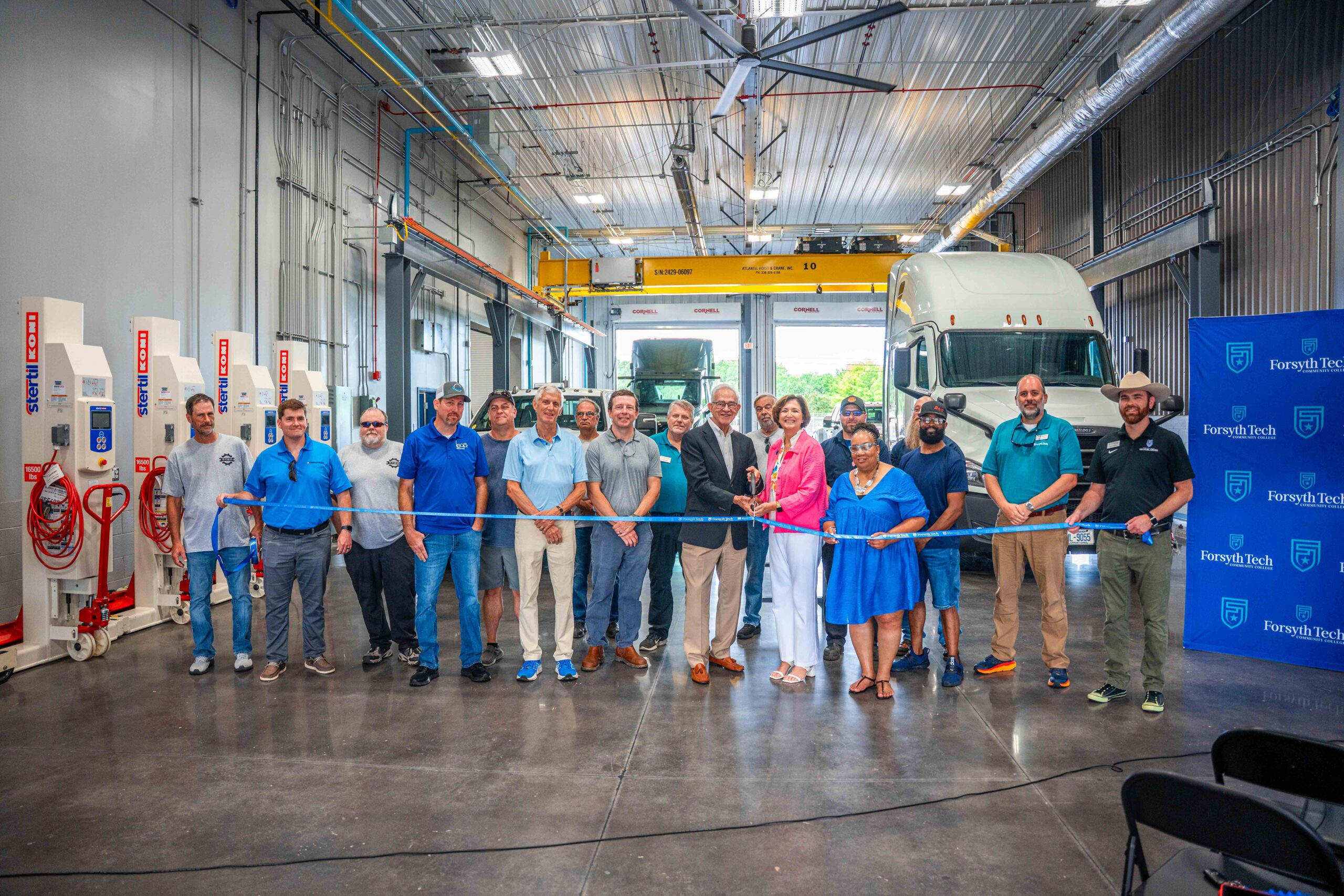 Engines roared and ribbons fell: a big day for the Transportation Technology Center