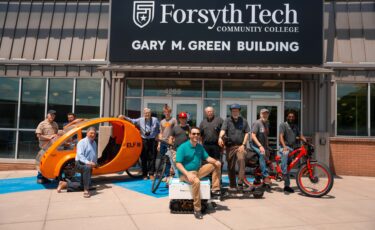 Forsyth Tech hosted global LEVA E-bike technician training and certification