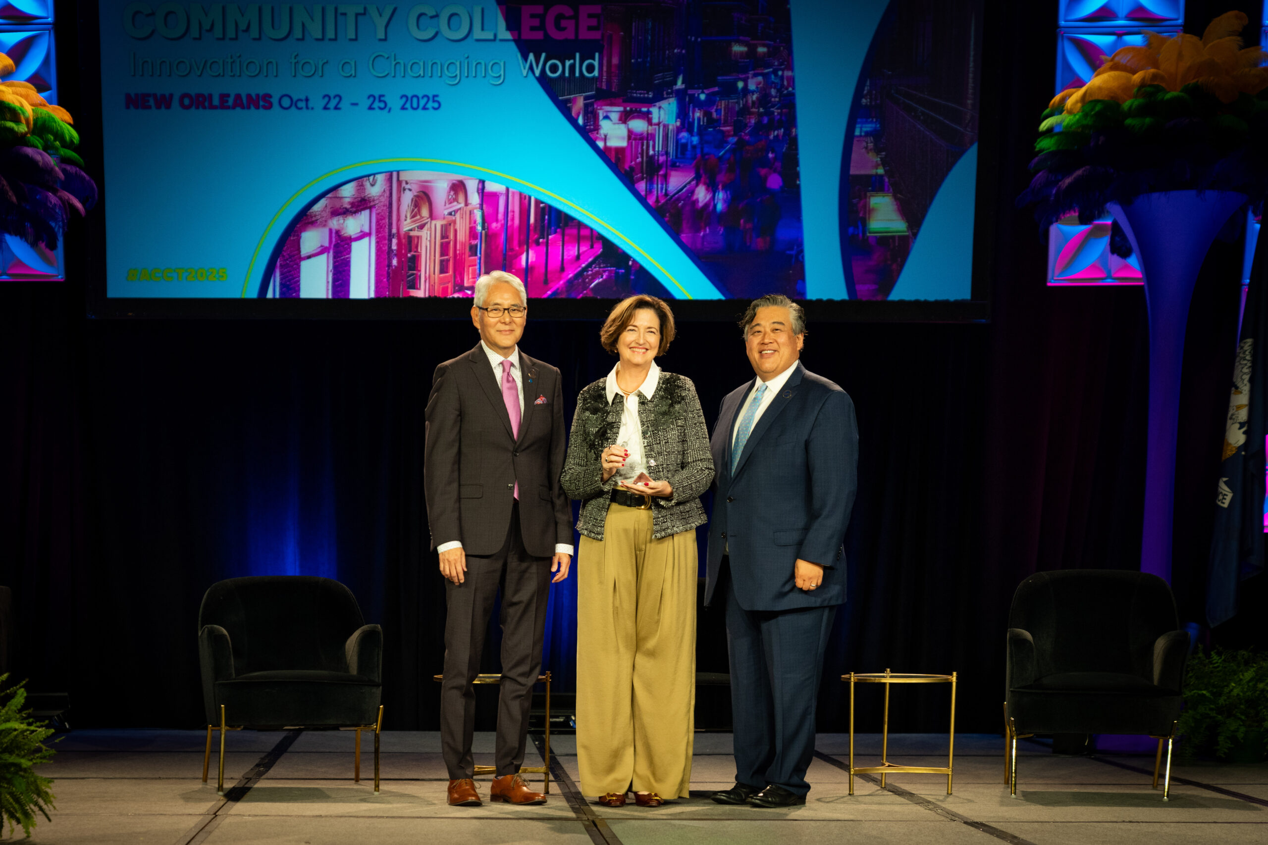 Dr. Spriggs Honored at ACCT Leadership Congress as Southern Region CEO of the Year