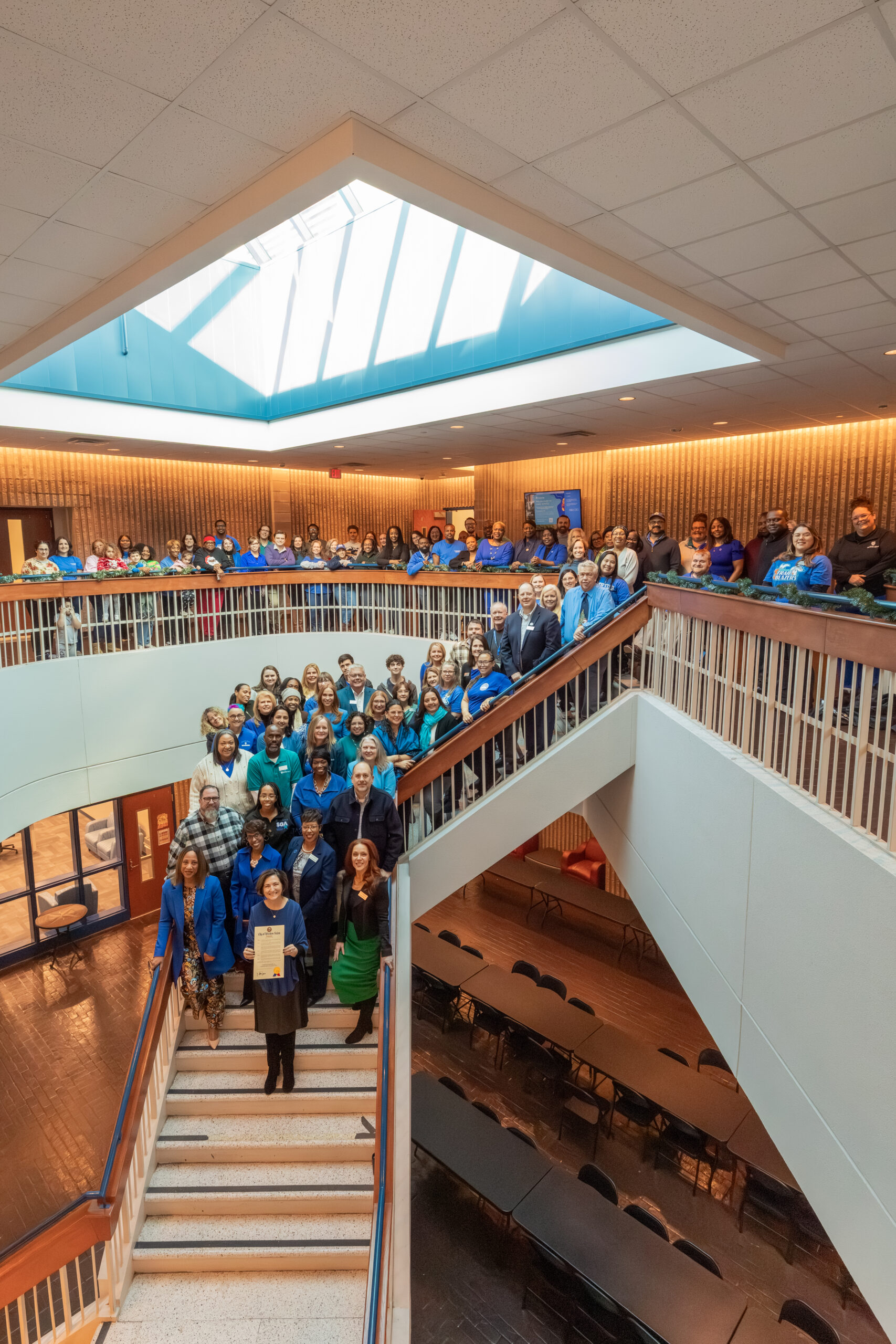 Forsyth Tech faculty and staff gathered to celebrate