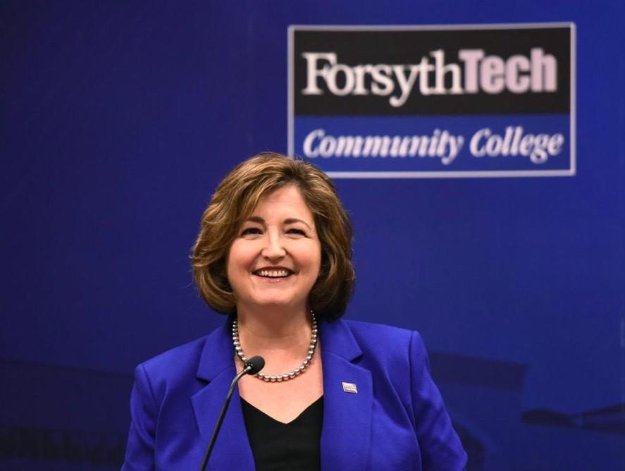 President Spriggs at Forsyth Tech, 2019