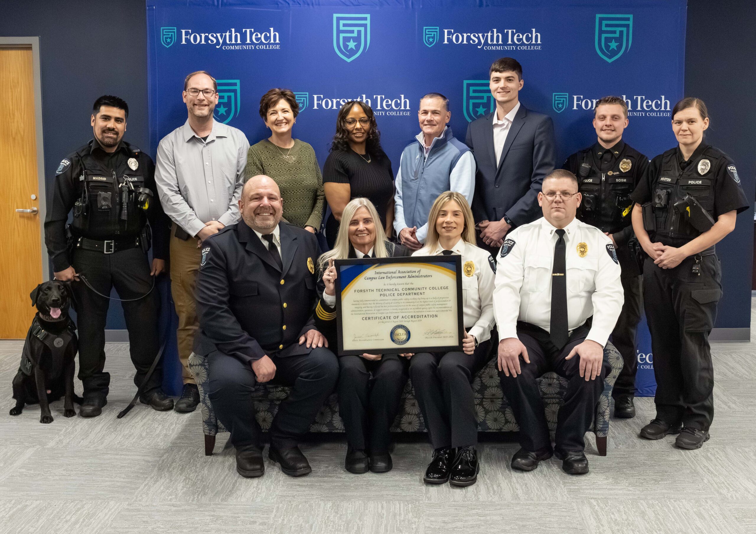 Forsyth Tech Campus Police Earn National IACLEA Accreditation