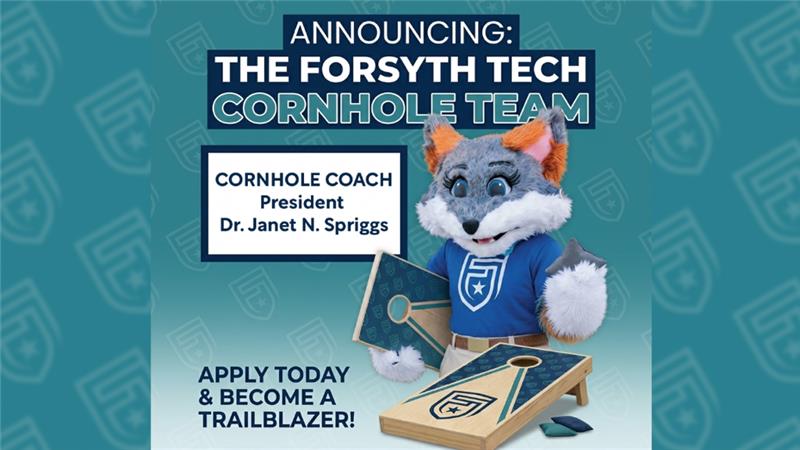 Forsyth Tech Announces Launch of Groundbreaking Intercollegiate Cornhole Program
