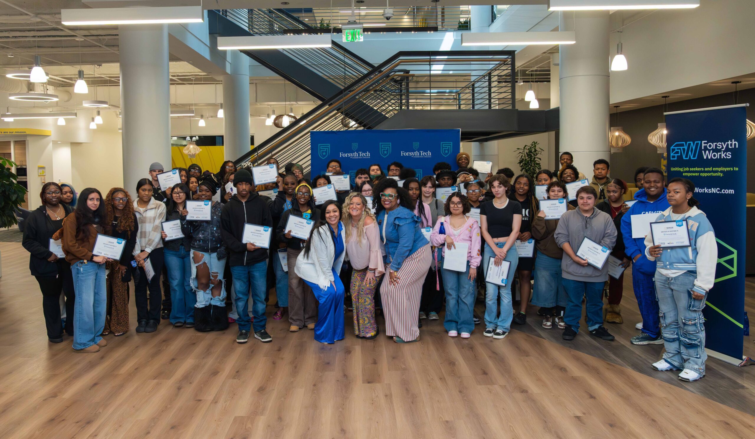 Forsyth Tech Participates in Greater Winston-Salem, Inc.’s Senior Academy, Offers Direct Admission to High School Seniors